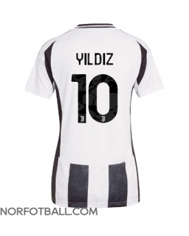 Billige Fotballdrakt Juventus Kenan Yildiz #10 Replika Hjemmedrakt Dame 2024-25 Kortermet